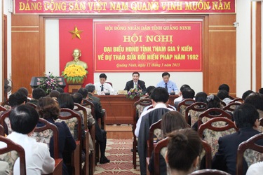 Quảng Ninh Hội nghị đại biểu HĐND tỉnh tham gia ý kiến về Dự thảo sửa đổi Hiến pháp 1992